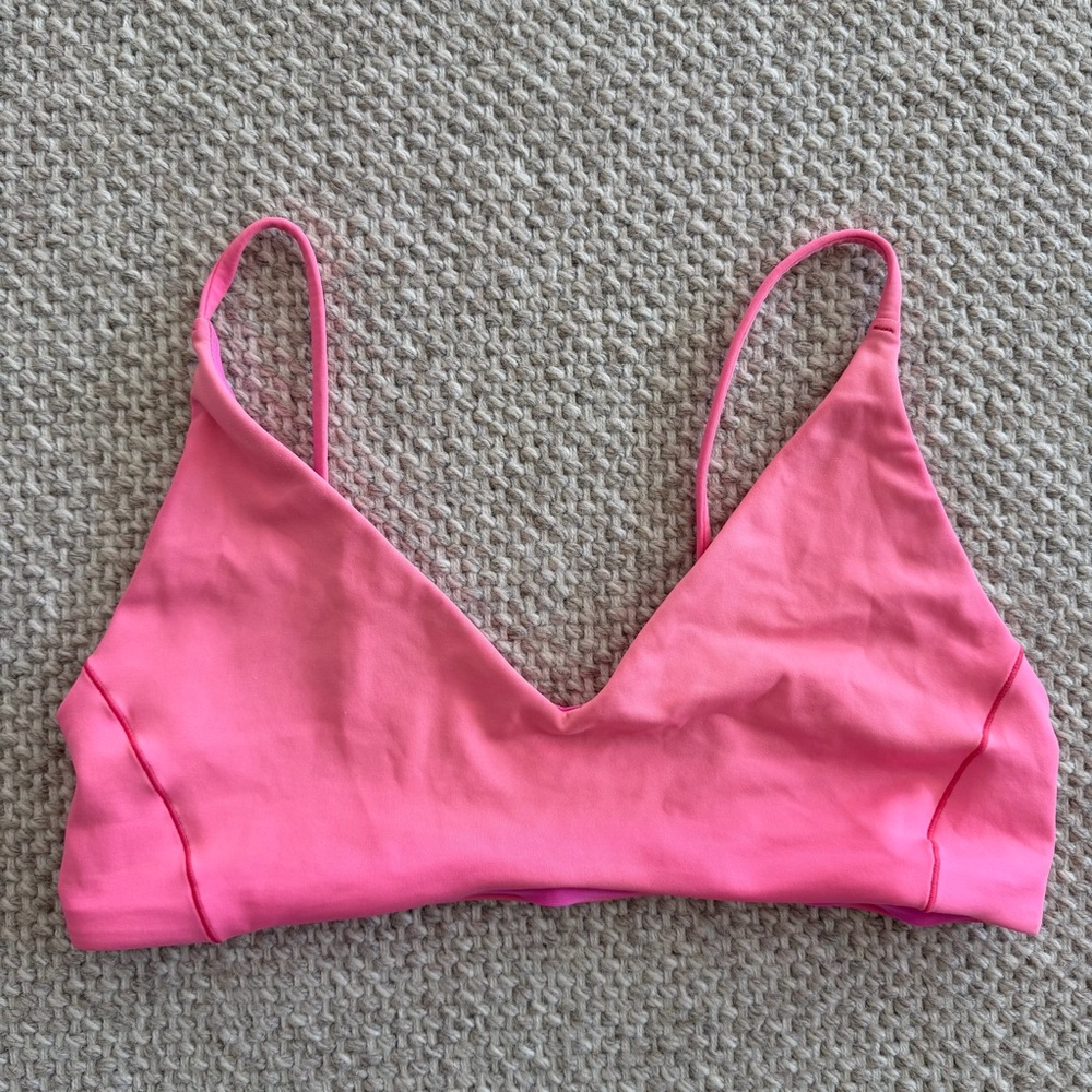 Left On Friday Sunday Top Zinc Neon Pink Size M